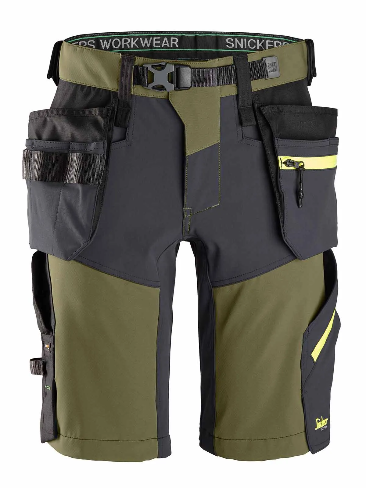 6140&#x20;Work&#x20;Shorts&#x20;Holster&#x20;Pockets&#x20;Softshell&#x20;Stretch&#x20;-&#x20;Snickers
