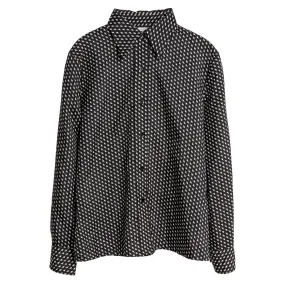 70s Satin Weave Barrymore Collar Shirt