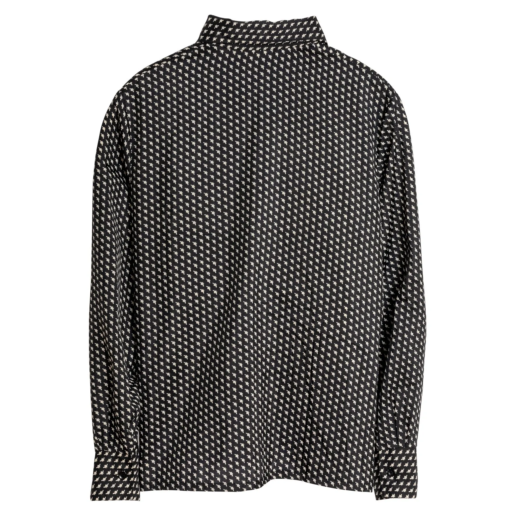 70s Satin Weave Barrymore Collar Shirt