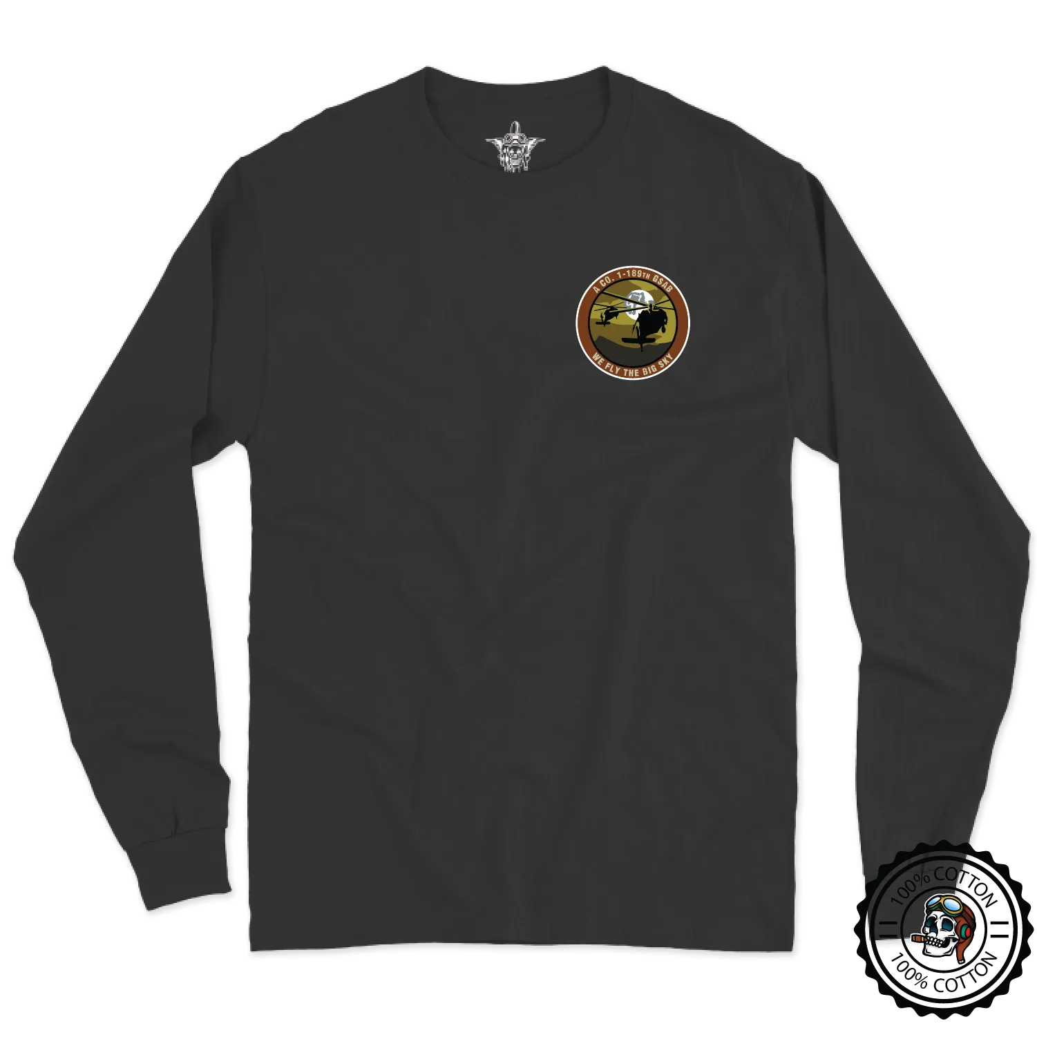 A Co, 1-189 GSAB "Ravens" V2 Long Sleeve T-Shirt