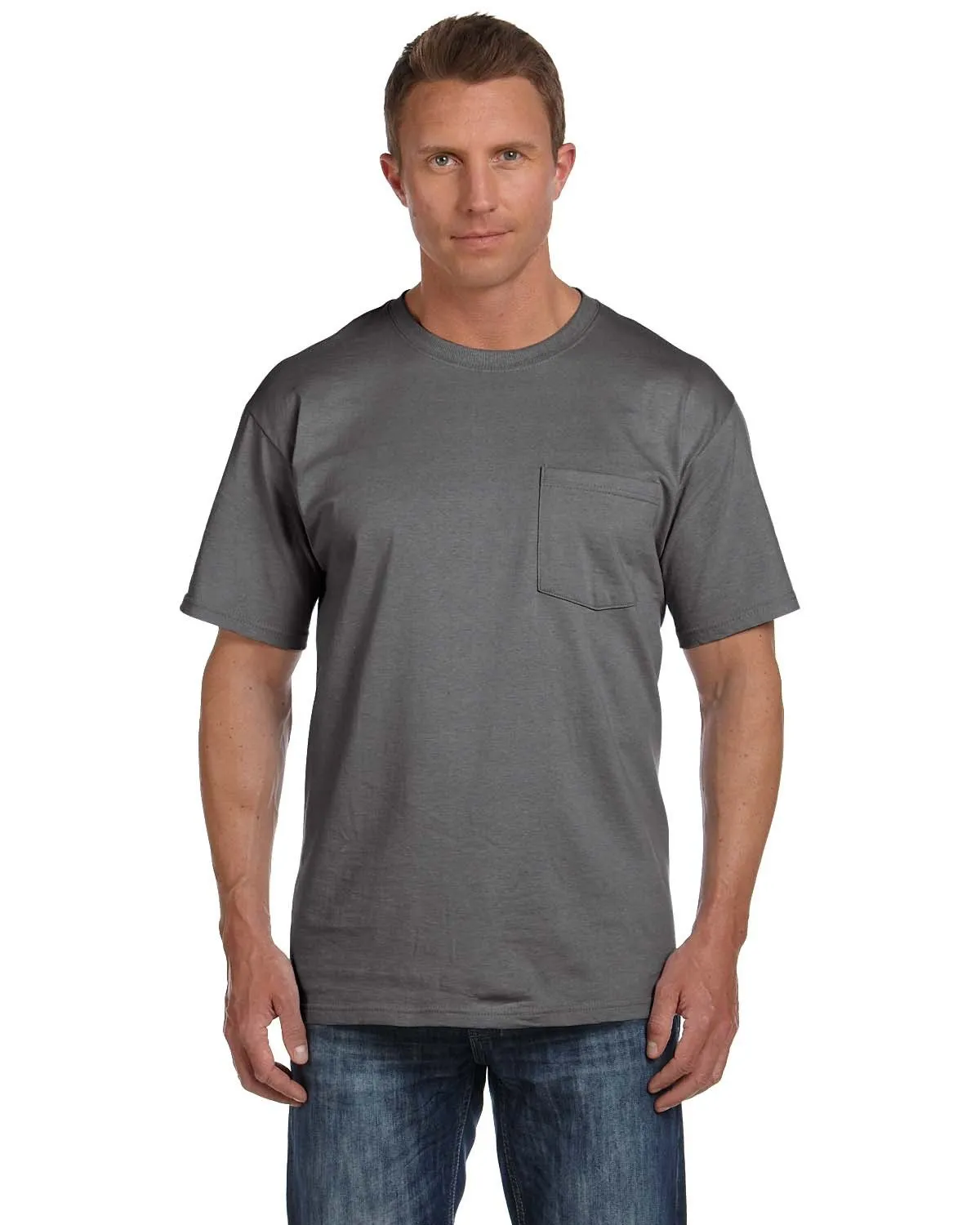 Adult Hd Cotton� Pocket T-Shirt