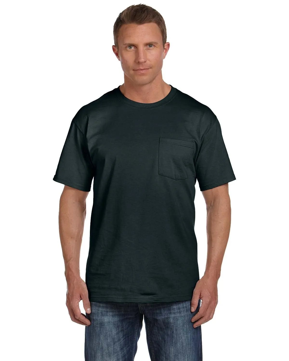Adult Hd Cotton� Pocket T-Shirt