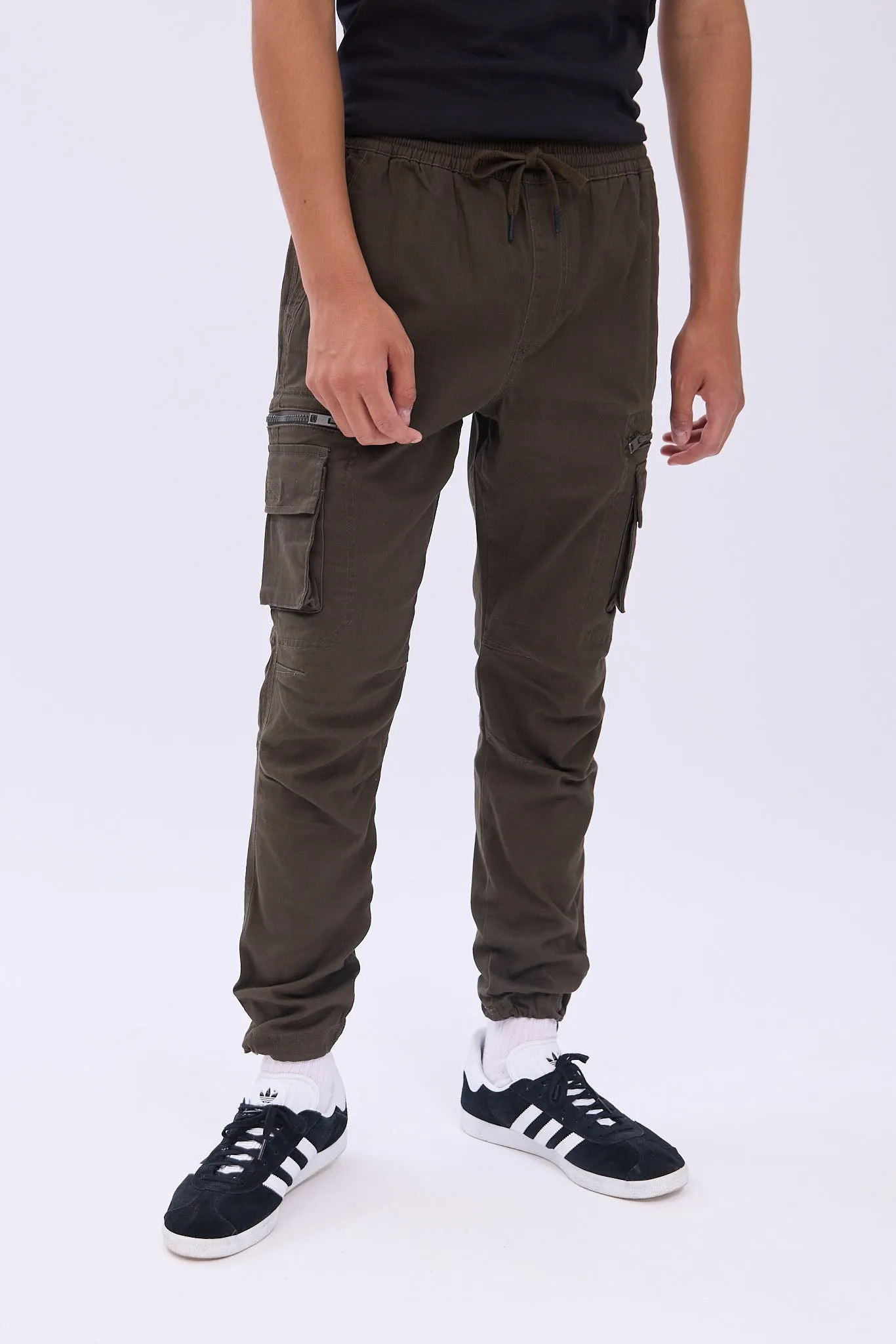 AERO Zip Cargo Twill Jogger