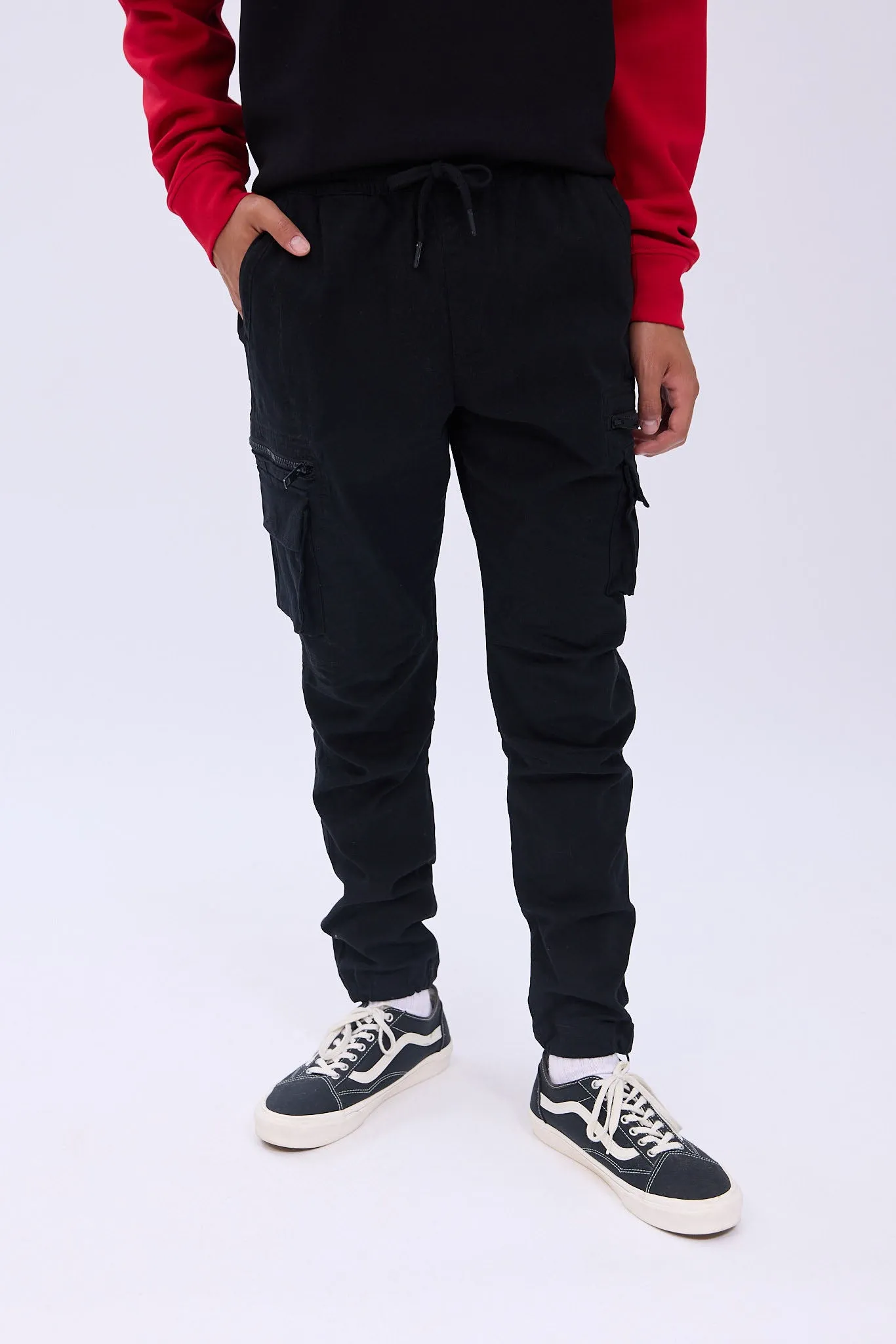 AERO Zip Cargo Twill Jogger