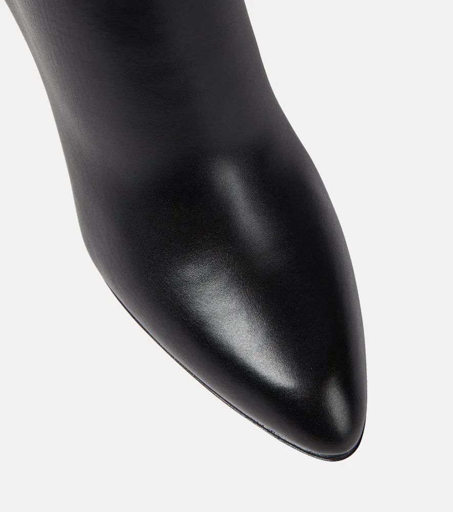 Alexander McQueen Armadillo leather ankle boots