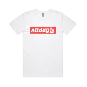 Allday / Peace Sign White T-Shirt