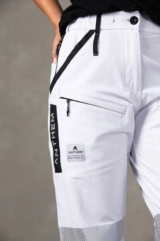 ANTHEM WOMEN'S TRIUMPH PANT WITH TAPE - WHITE