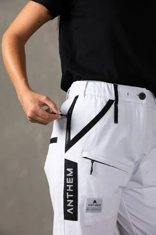 ANTHEM WOMEN'S TRIUMPH PANT WITH TAPE - WHITE