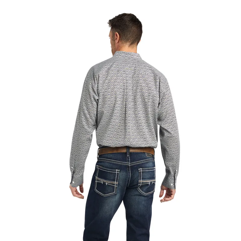 'Ariat' Men's Iver Wrinkle Free Classic Fit Button Down - Avocado
