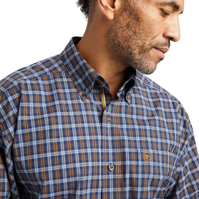 'Ariat' Men's Pro Series Giacomo Stretch Classic Fit - Estate Blue