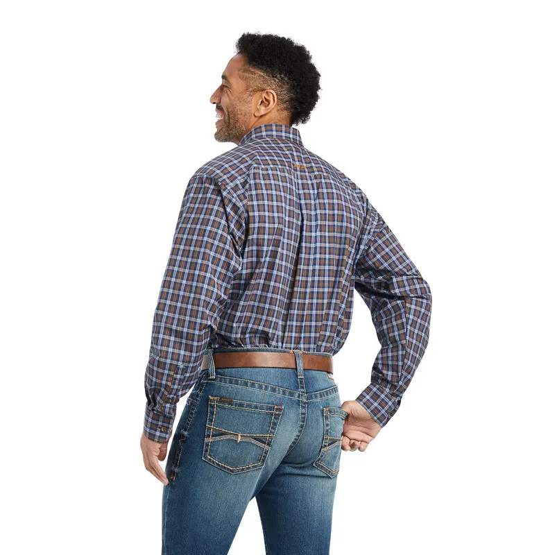 'Ariat' Men's Pro Series Giacomo Stretch Classic Fit - Estate Blue
