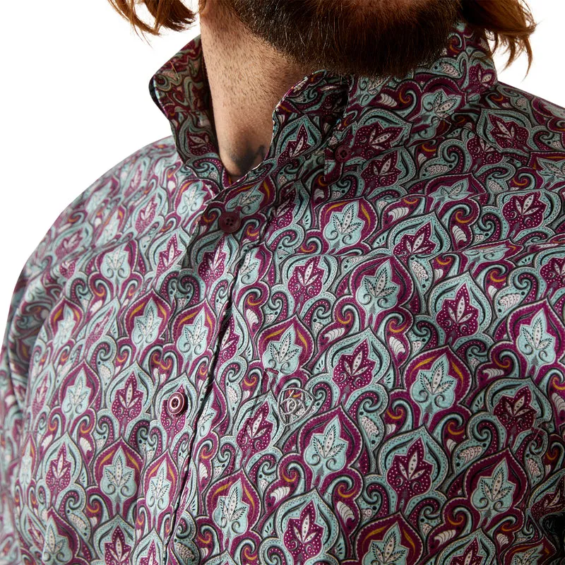 'Ariat' Men's Pro Series Stefan Button Down - Bella Donna