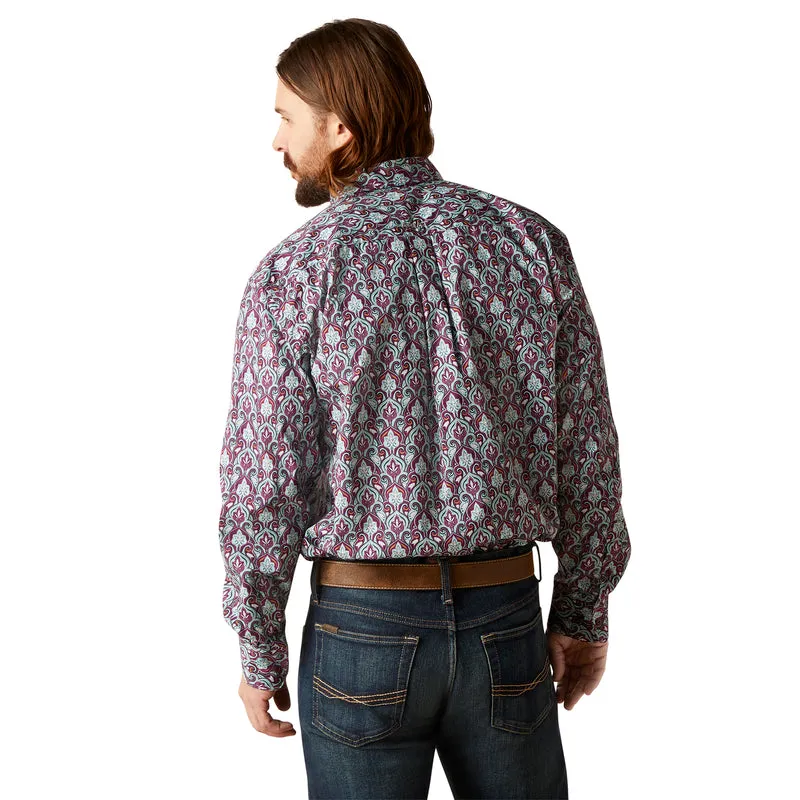 'Ariat' Men's Pro Series Stefan Button Down - Bella Donna