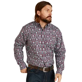 'Ariat' Men's Pro Series Stefan Button Down - Bella Donna