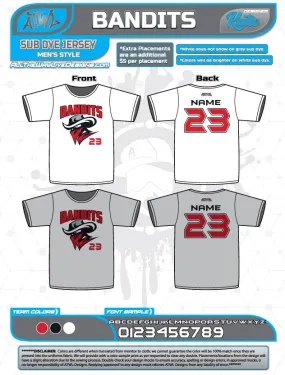 Bandits 10U Sub Dye Jersey