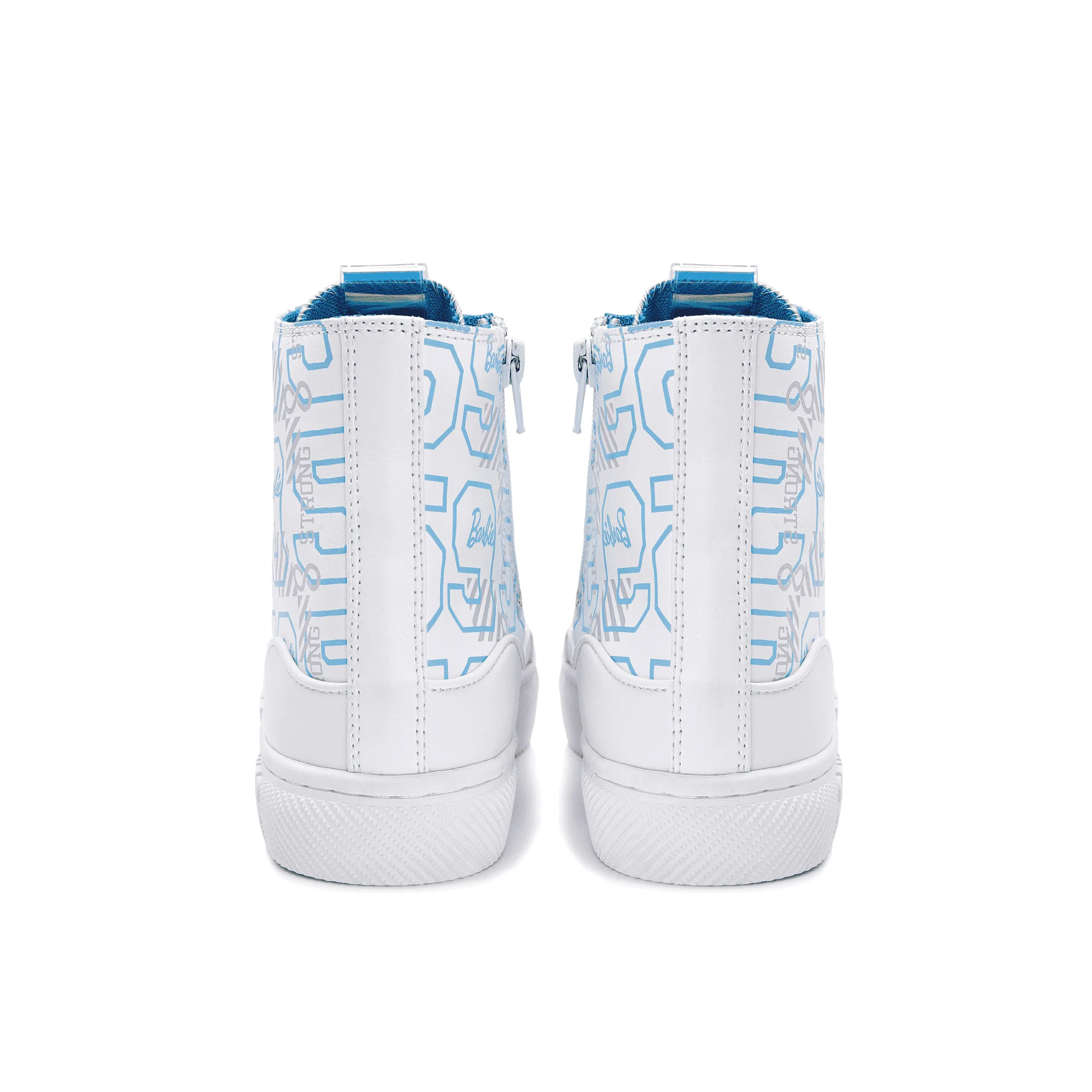 Barbie x House Of Avenues Ladies High Top Sneaker 5529 White