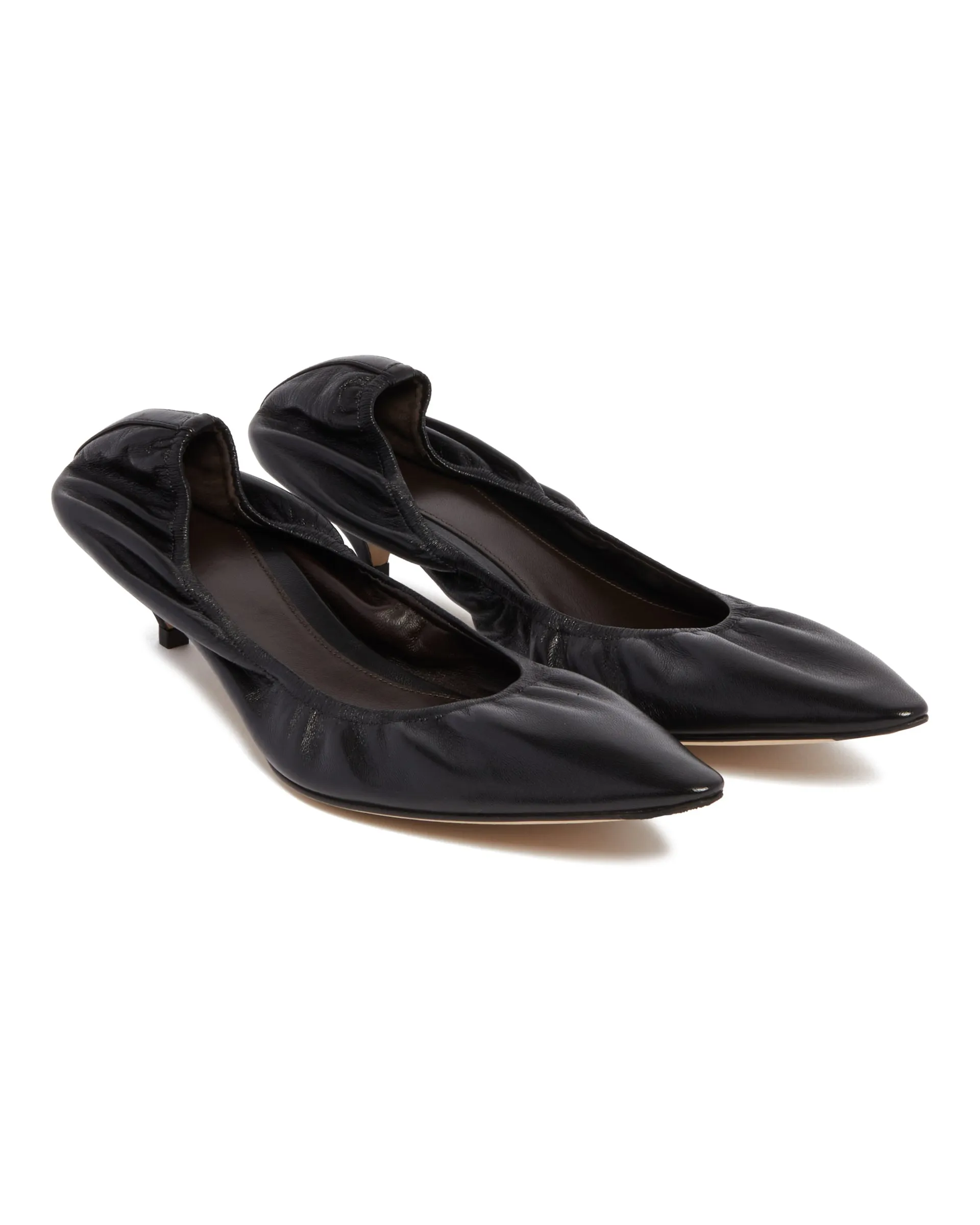 Black Liisa Kitten Heels