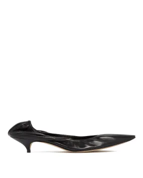 Black Liisa Kitten Heels