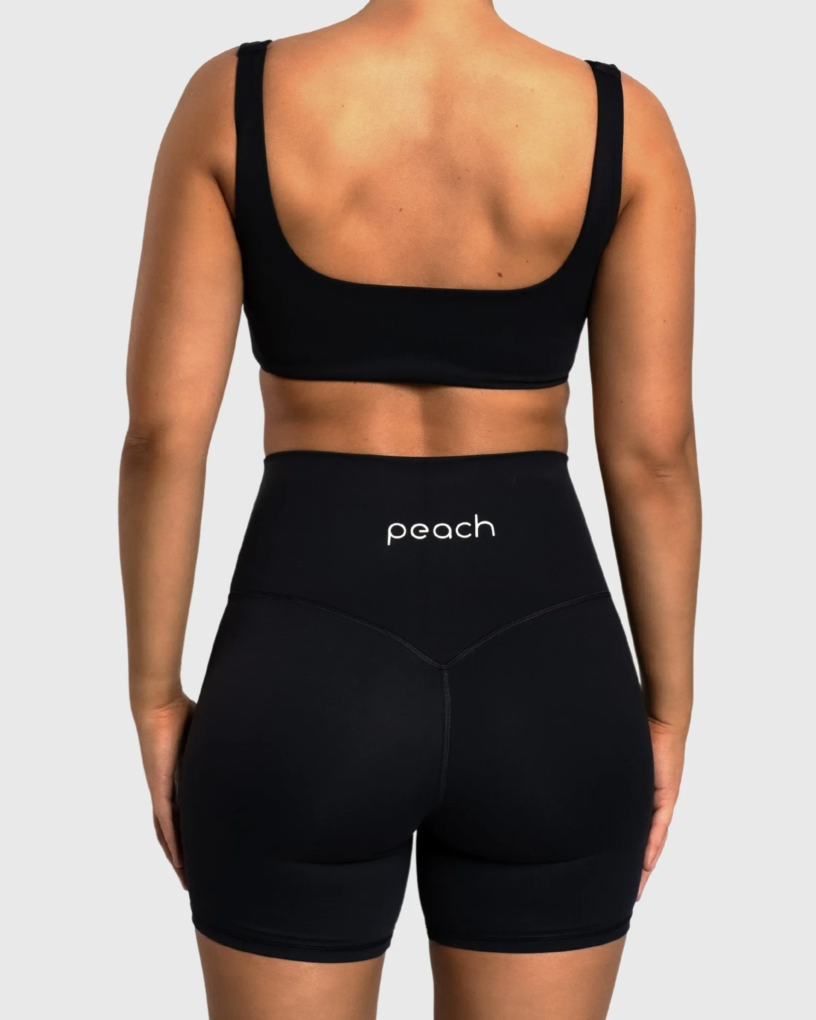 Black Refine Sports-bra