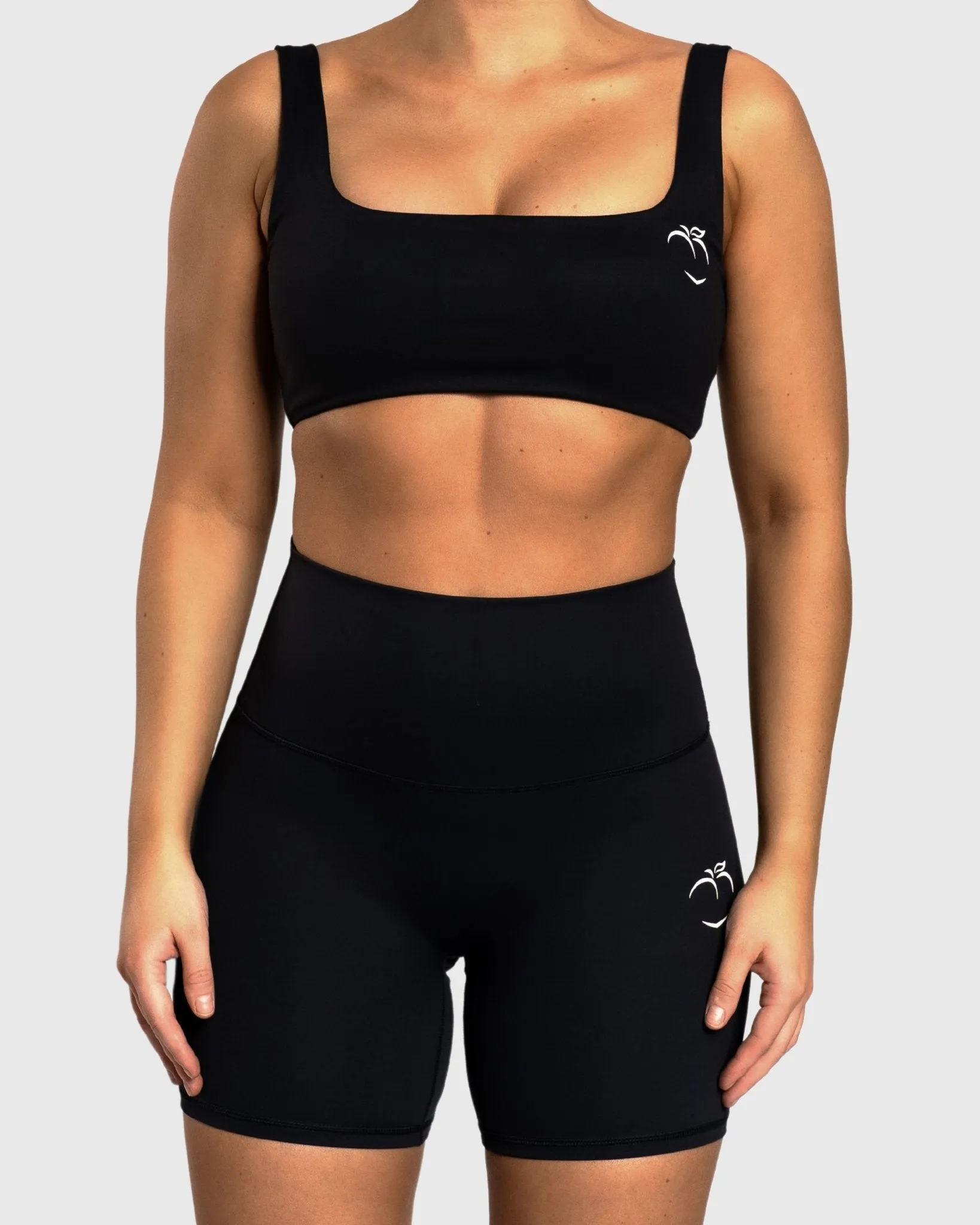 Black Refine Sports-bra