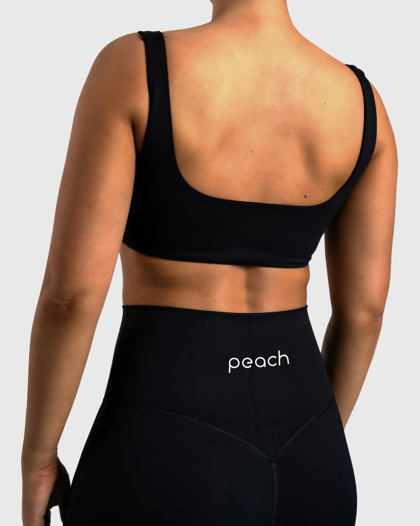 Black Refine Sports-bra