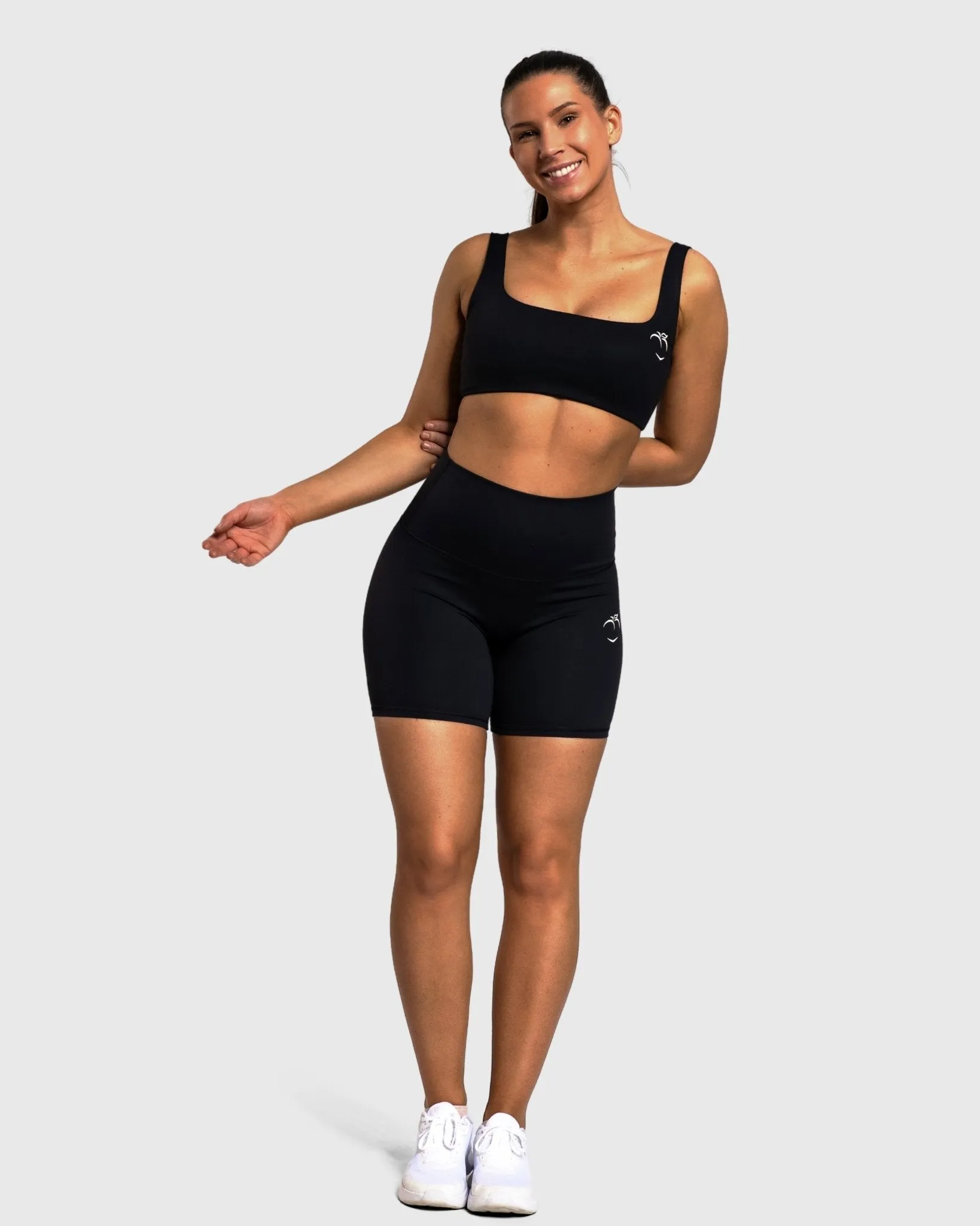Black Refine Sports-bra