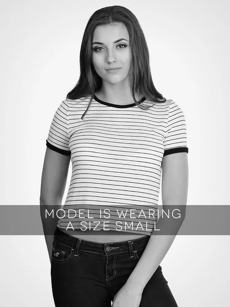 Boardwalk Crop Ringer Tee