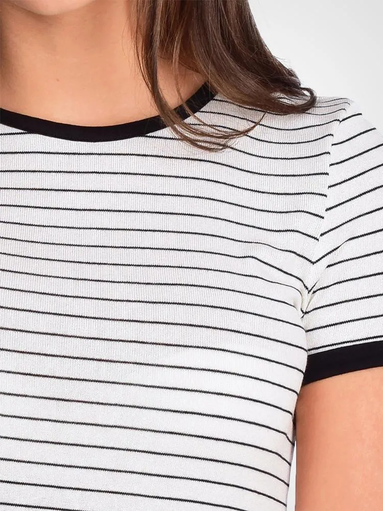 Boardwalk Crop Ringer Tee