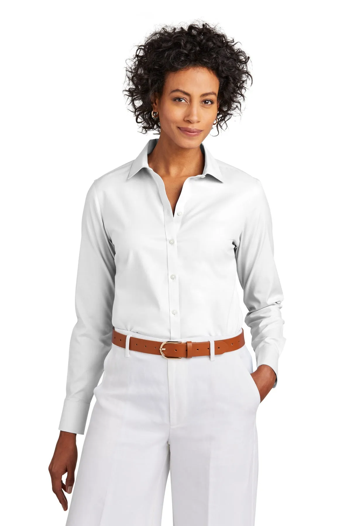 Brooks Brothers Women's Wrinkle-Free Stretch Pinpoint Shirt