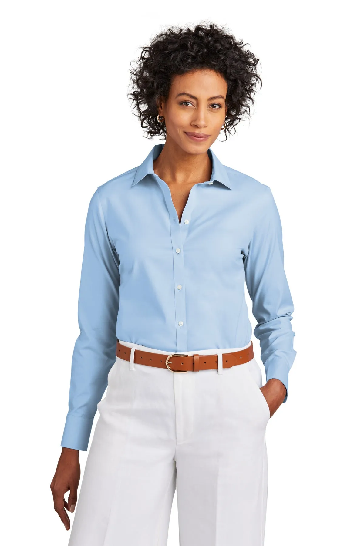 Brooks Brothers Women's Wrinkle-Free Stretch Pinpoint Shirt