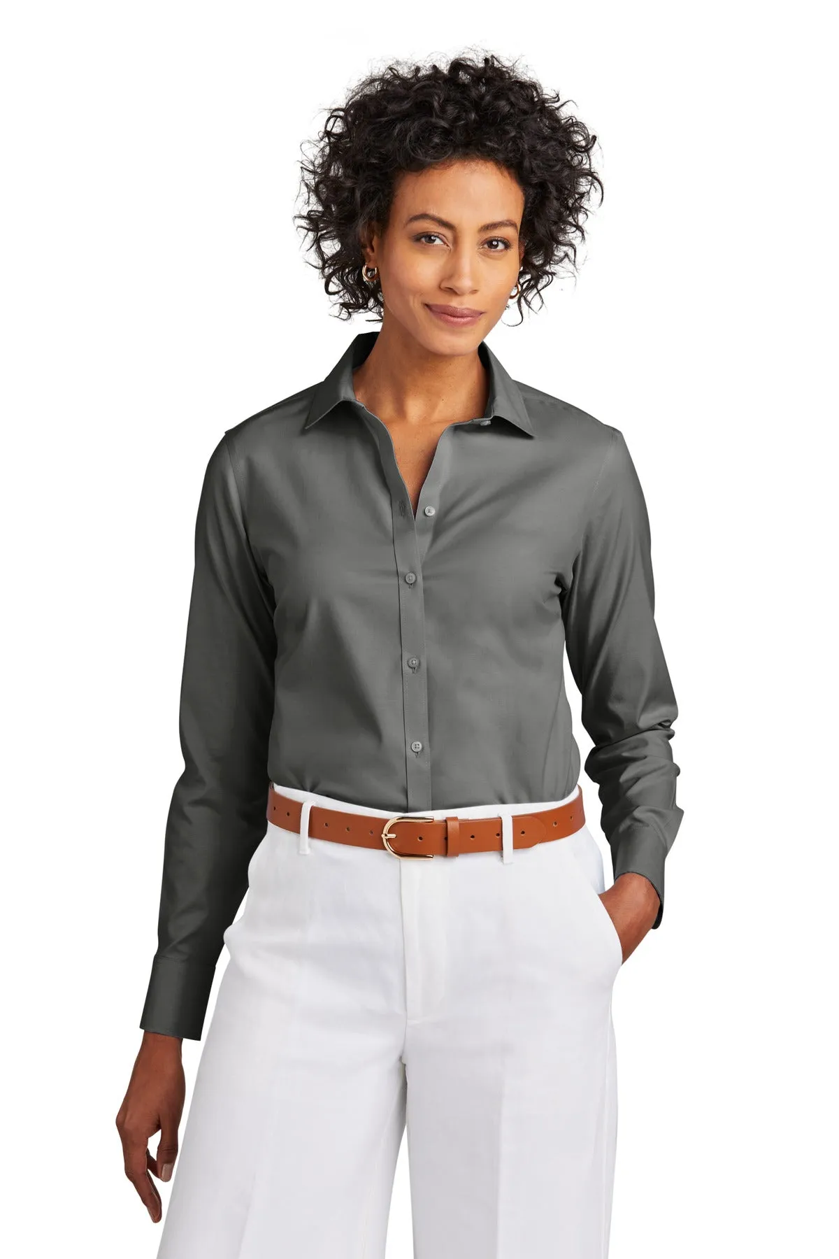 Brooks Brothers Women's Wrinkle-Free Stretch Pinpoint Shirt