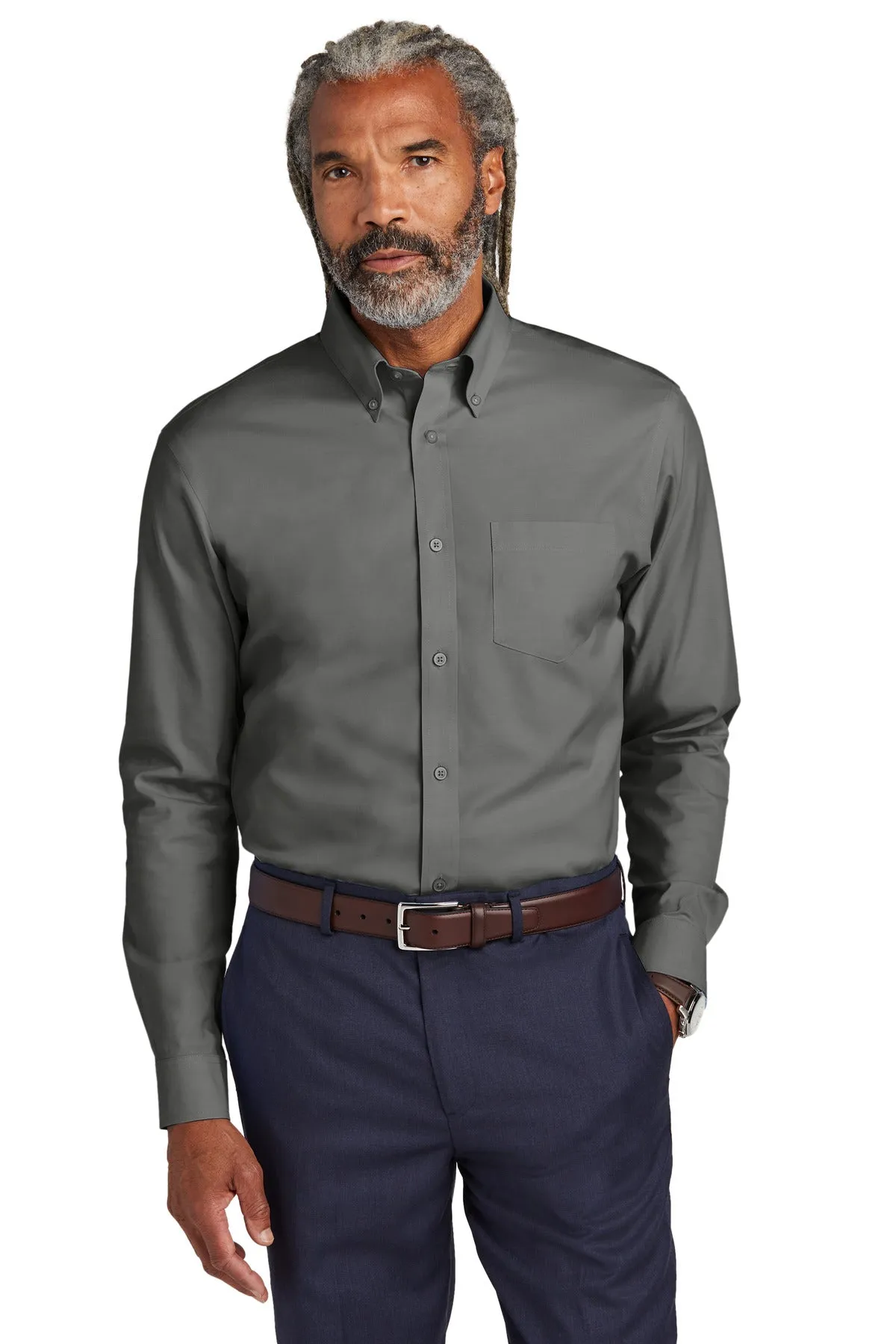 Brooks Brothers Wrinkle-Free Stretch Pinpoint Shirt