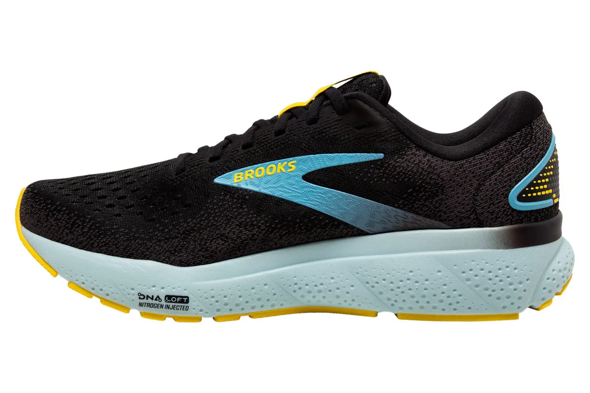 Brooks Ghost 16 2E Black/Forged Iron/Blue Mens
