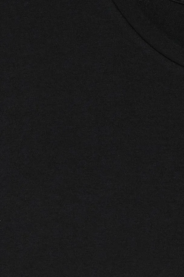 B.Young Pamila Cap Sleeve T-Shirt (Black)
