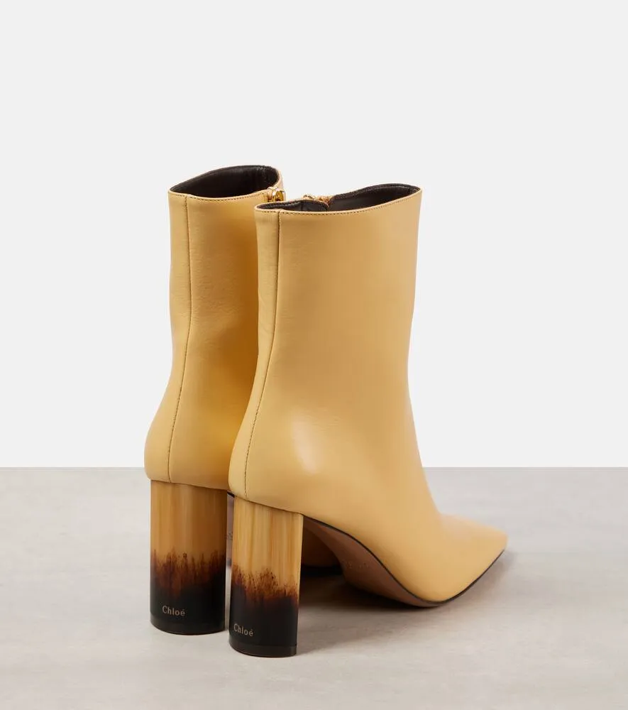 Chloe Georgia leather ankle boots