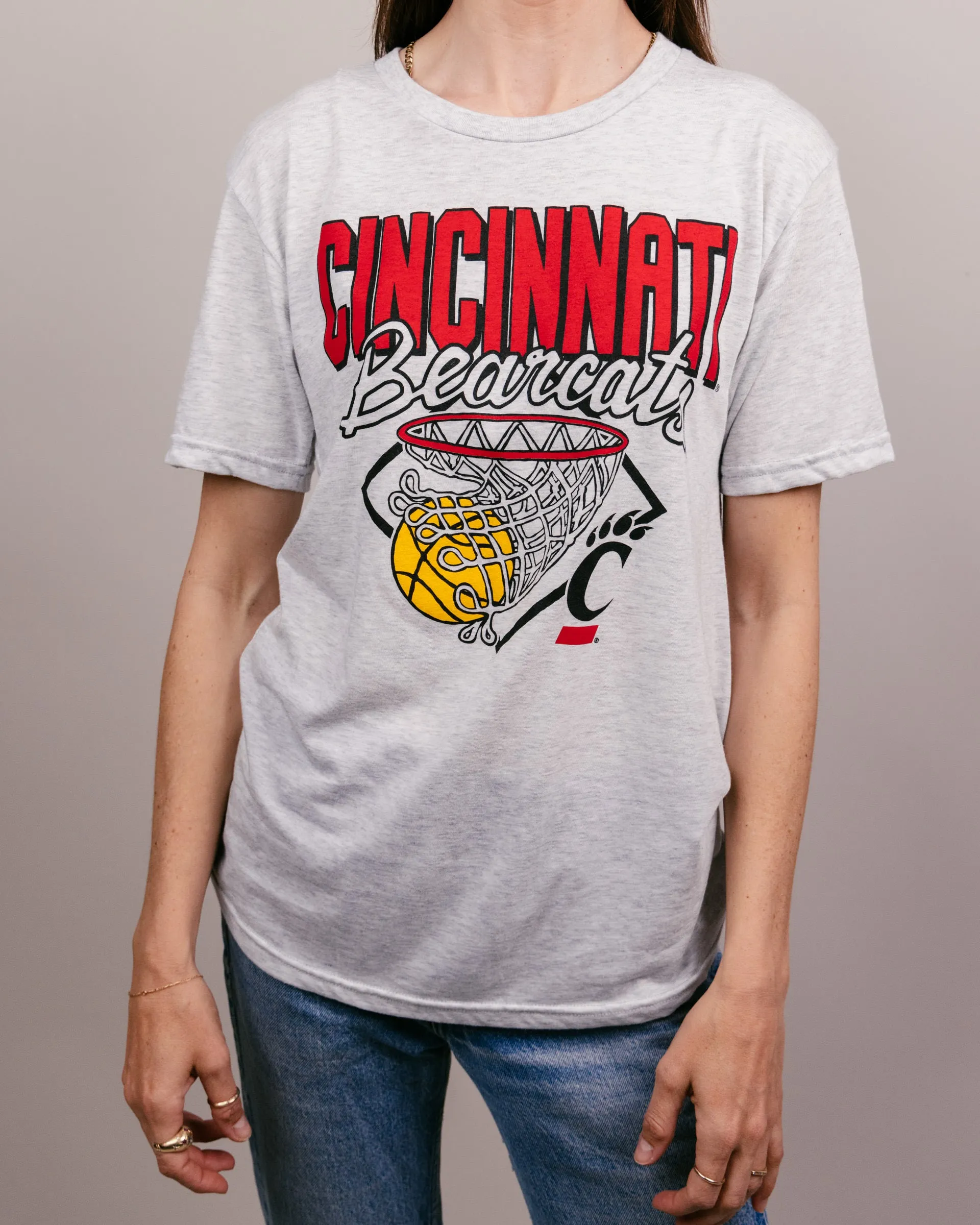 Cincinnati Nothing But Net Ash Grey T-Shirt