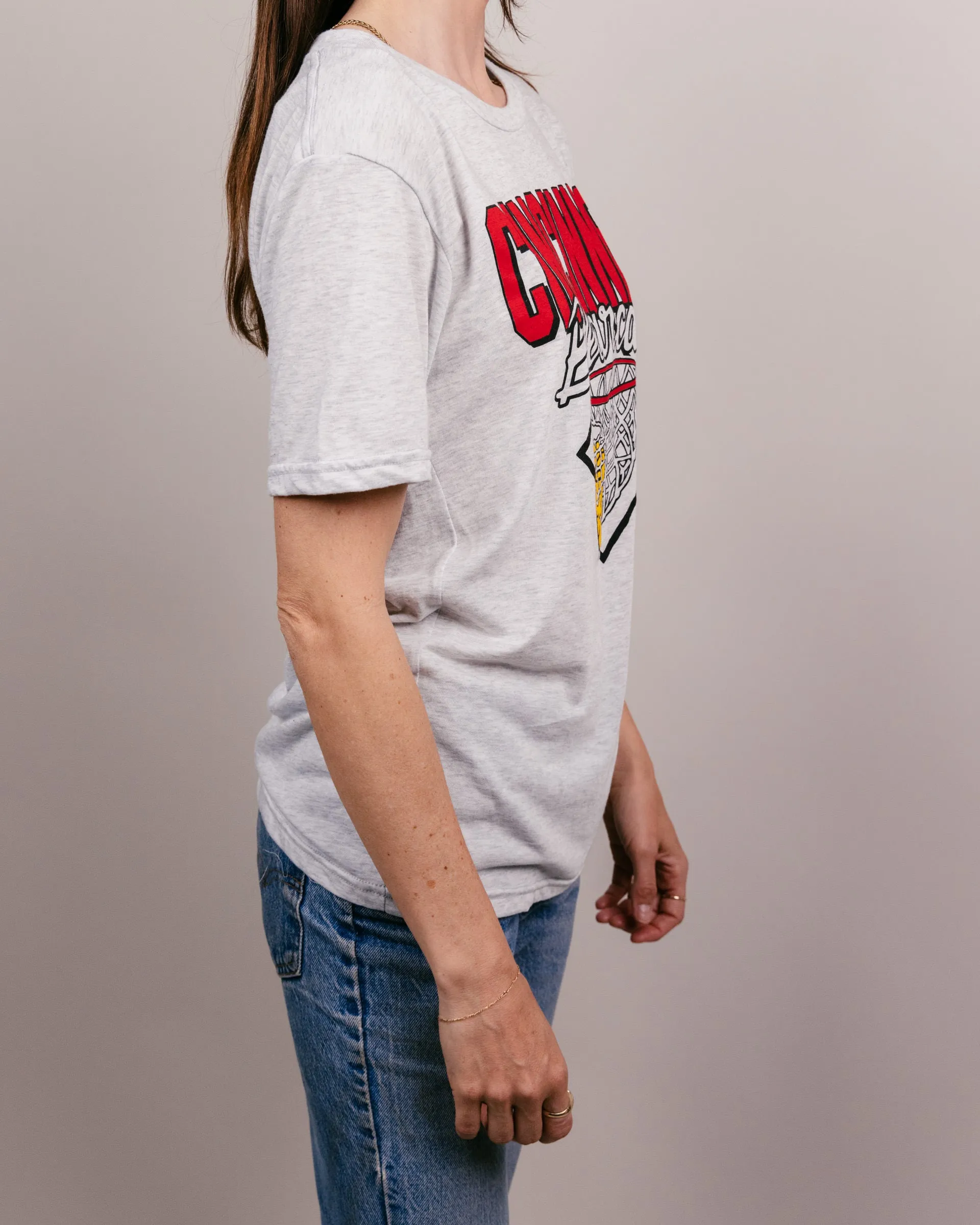 Cincinnati Nothing But Net Ash Grey T-Shirt