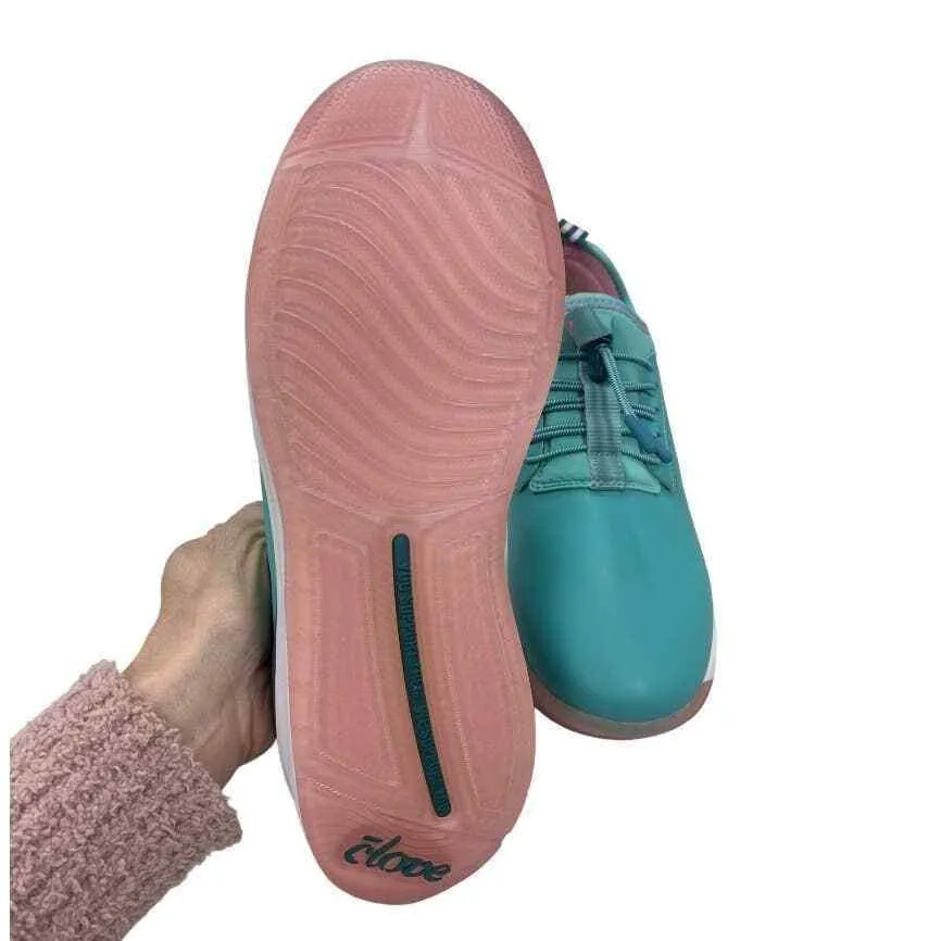 Clove Classic Shoes Sneakers Healthcare Nursing Leopard Pacific Palm Size 8 New