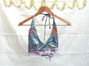 Coin grey and lilac Velvet, Bikini