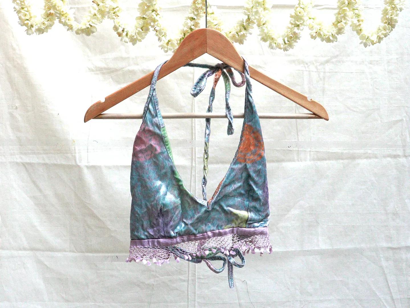 Coin grey and lilac Velvet, Bikini