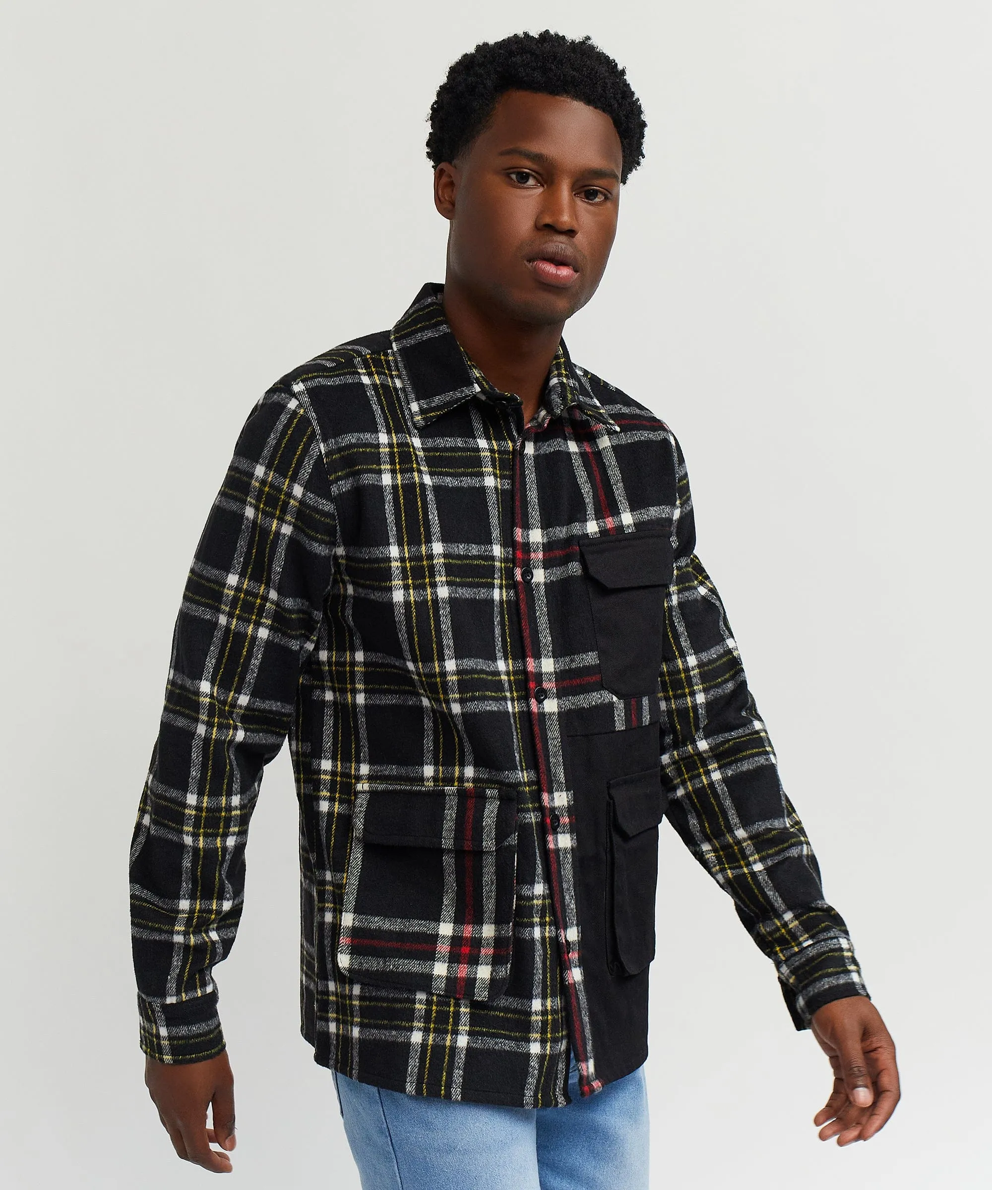 Colorblock Overshirt