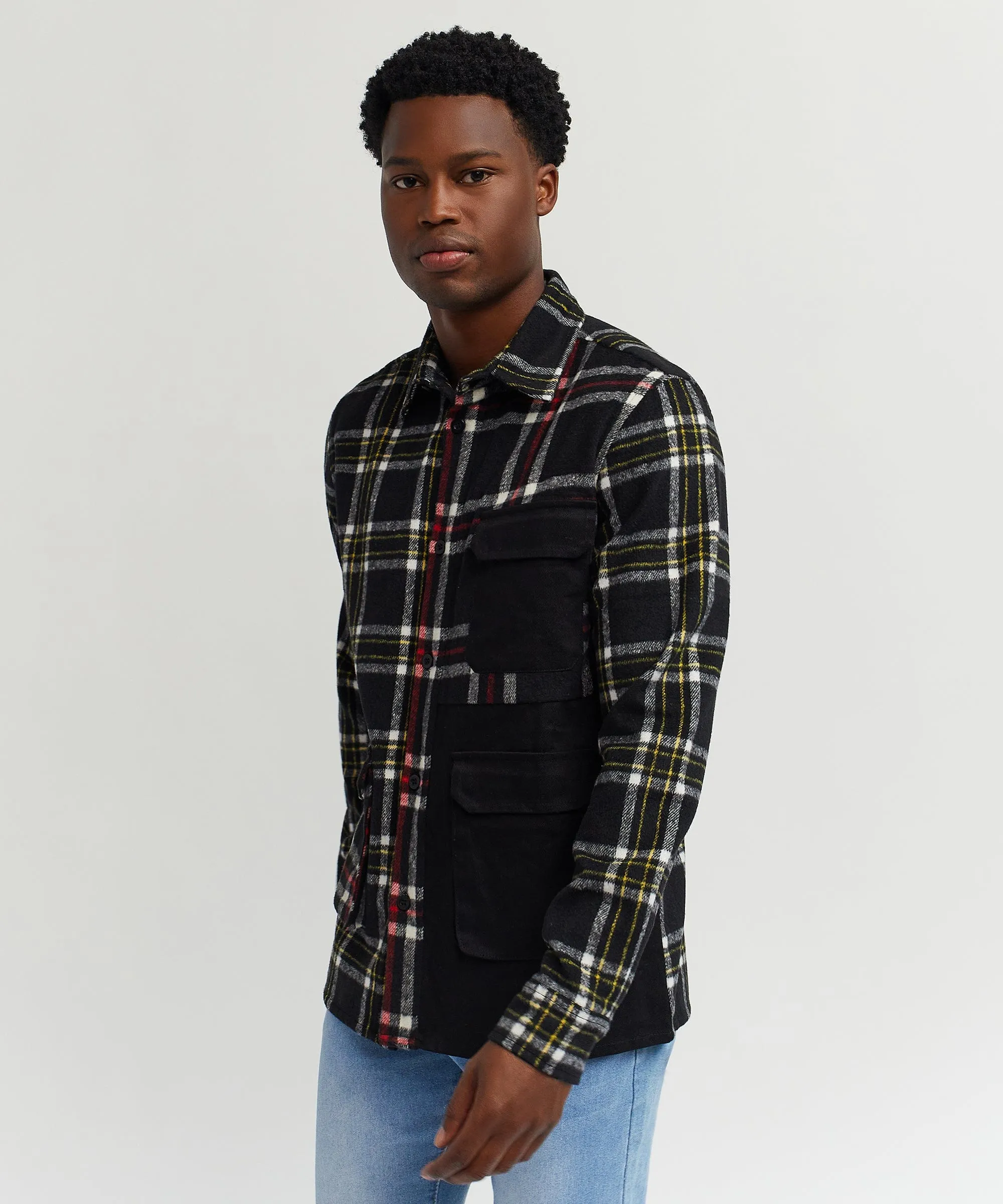 Colorblock Overshirt