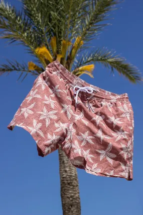 Coral swim shorts - Made in Italy