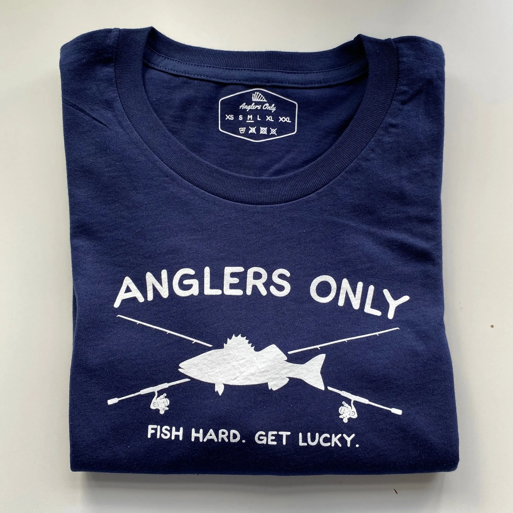 'Cross Stix' T-Shirt - Navy