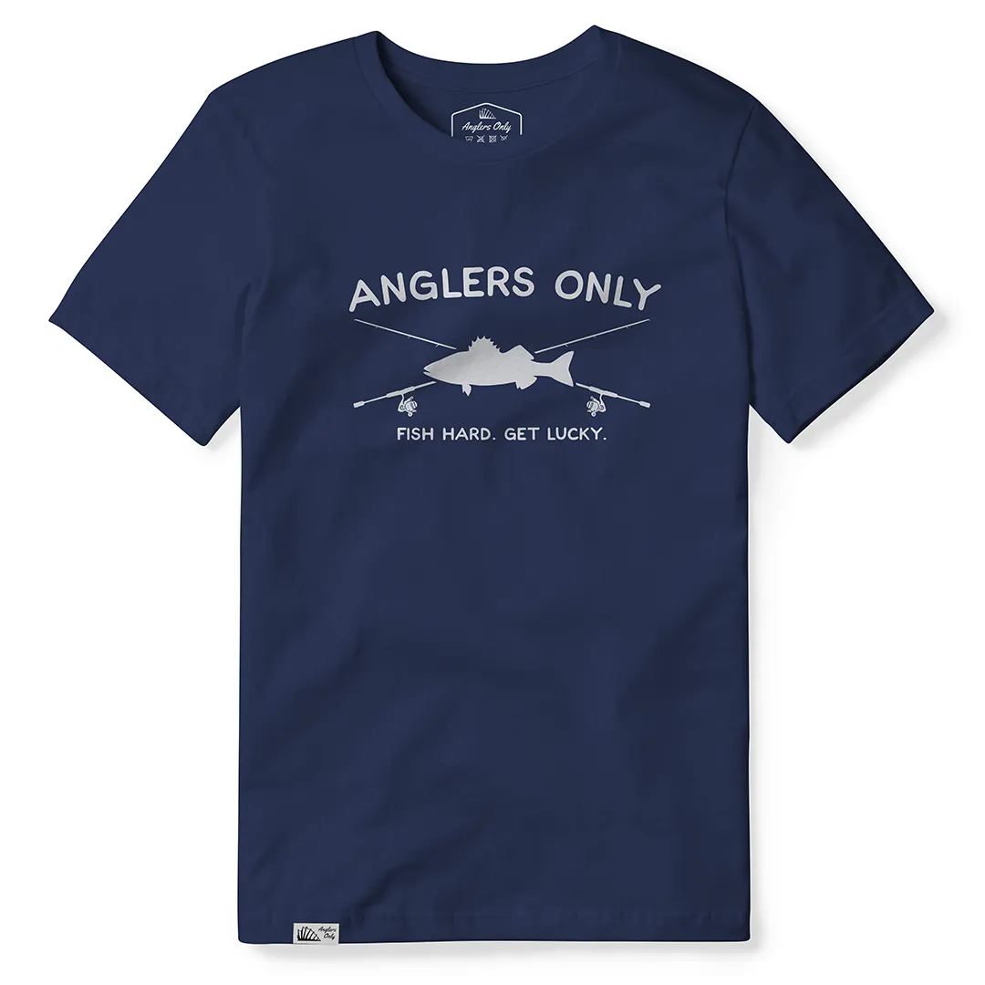 'Cross Stix' T-Shirt - Navy