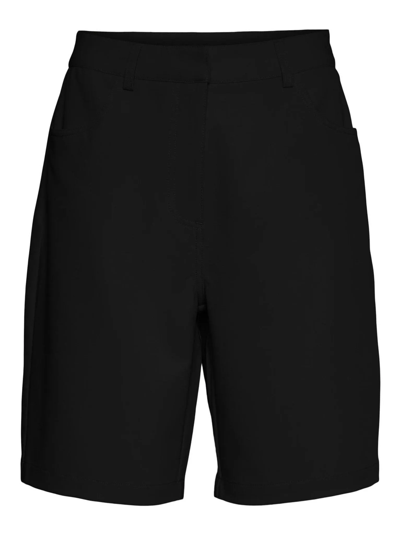 Drew High Waist Wide Shorts - Sort
