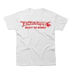 Earache "Built To Grind" White T-shirt