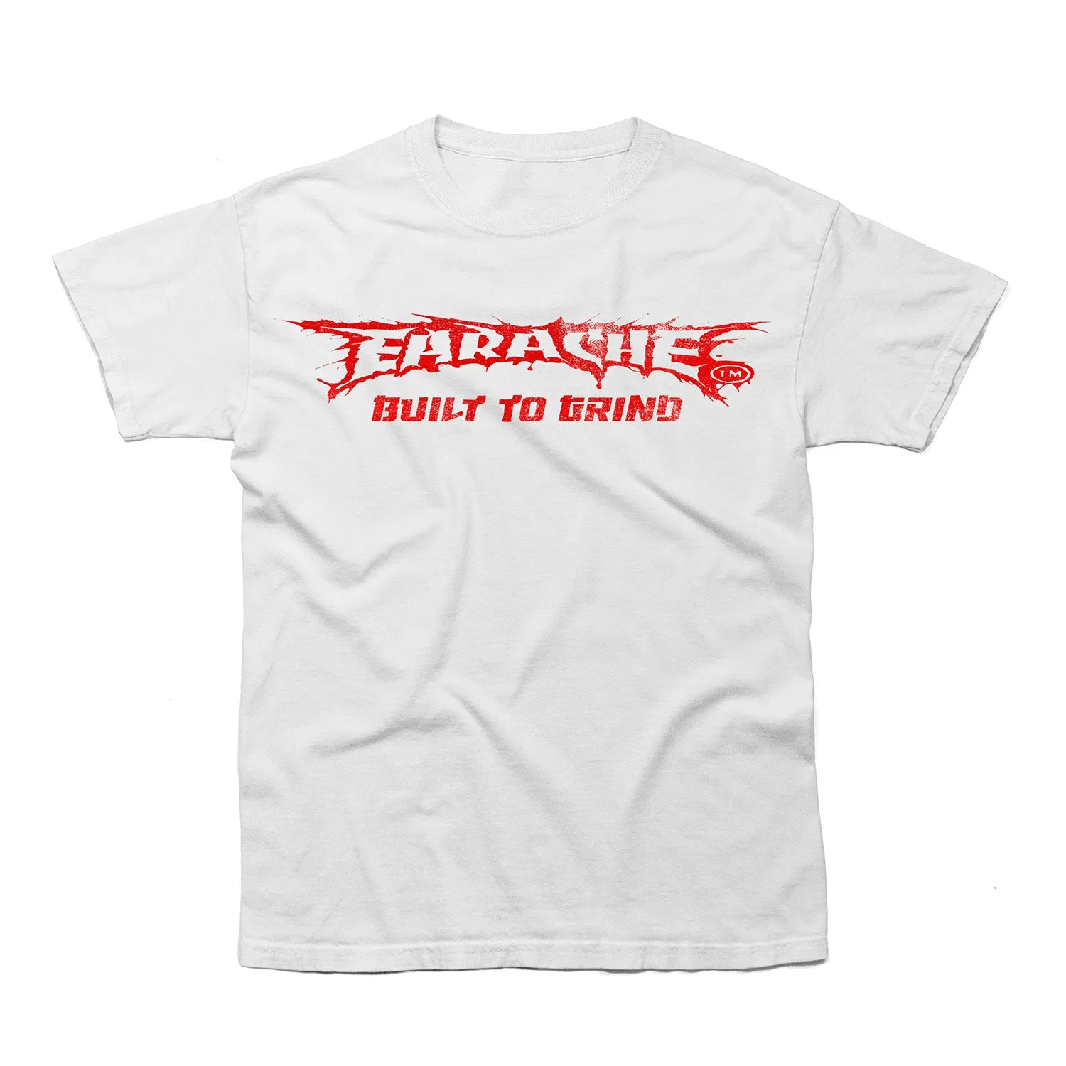 Earache "Built To Grind" White T-shirt