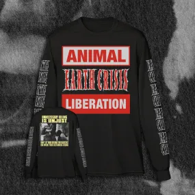Earth Crisis - Limited Edition Animal Liberation Long Sleeve T-Shirt