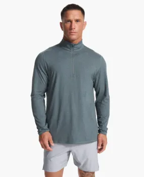 Ease Performance 1/2 Zip - Lake Heather